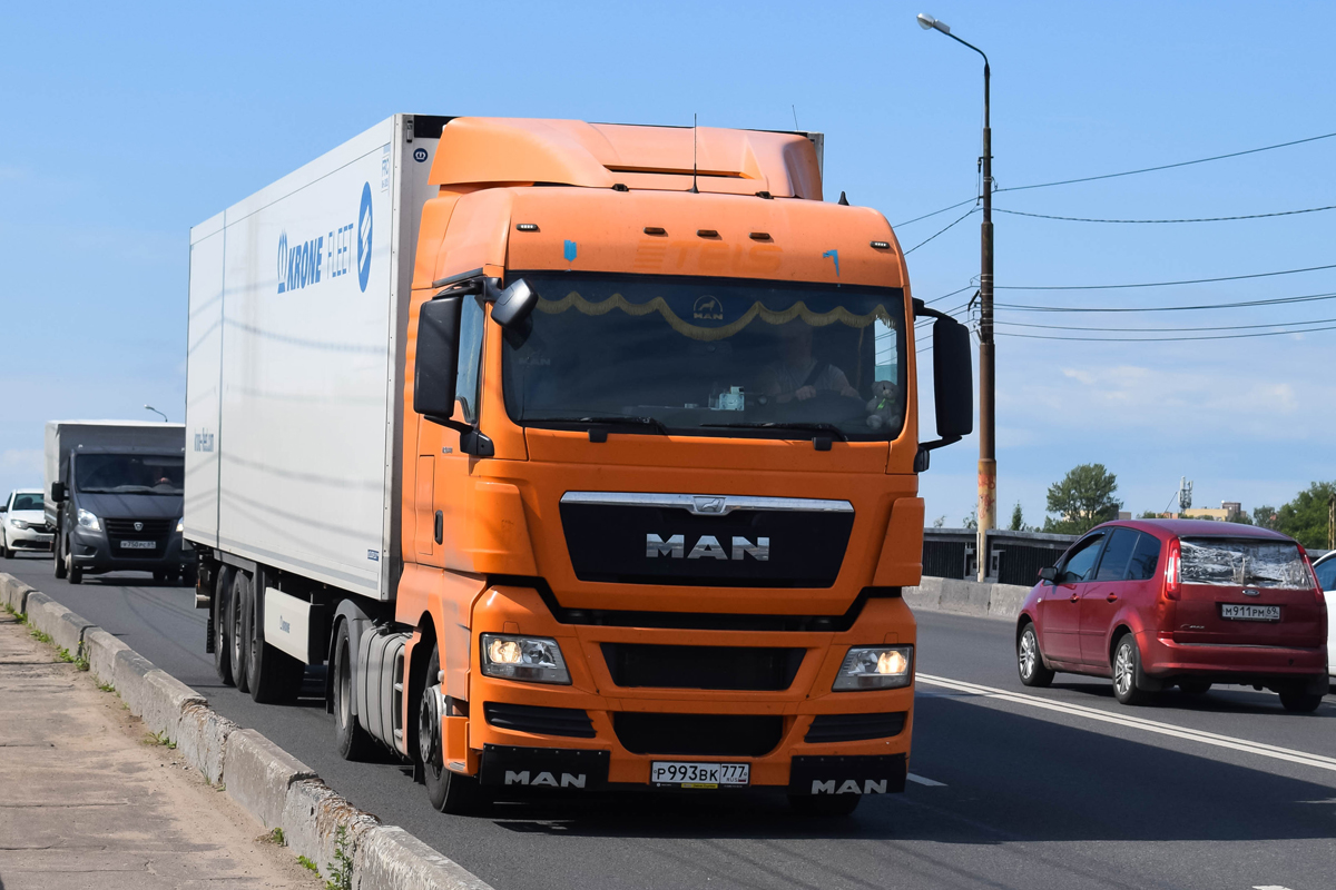 Москва, № Р 993 ВК 777 — MAN TGX ('2007) 18.440