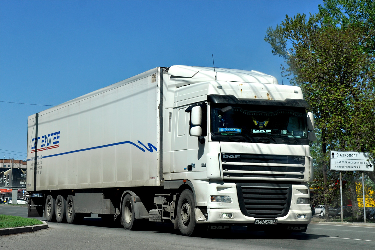 Алтайский край, № А 396 МС 122 — DAF XF105 FT