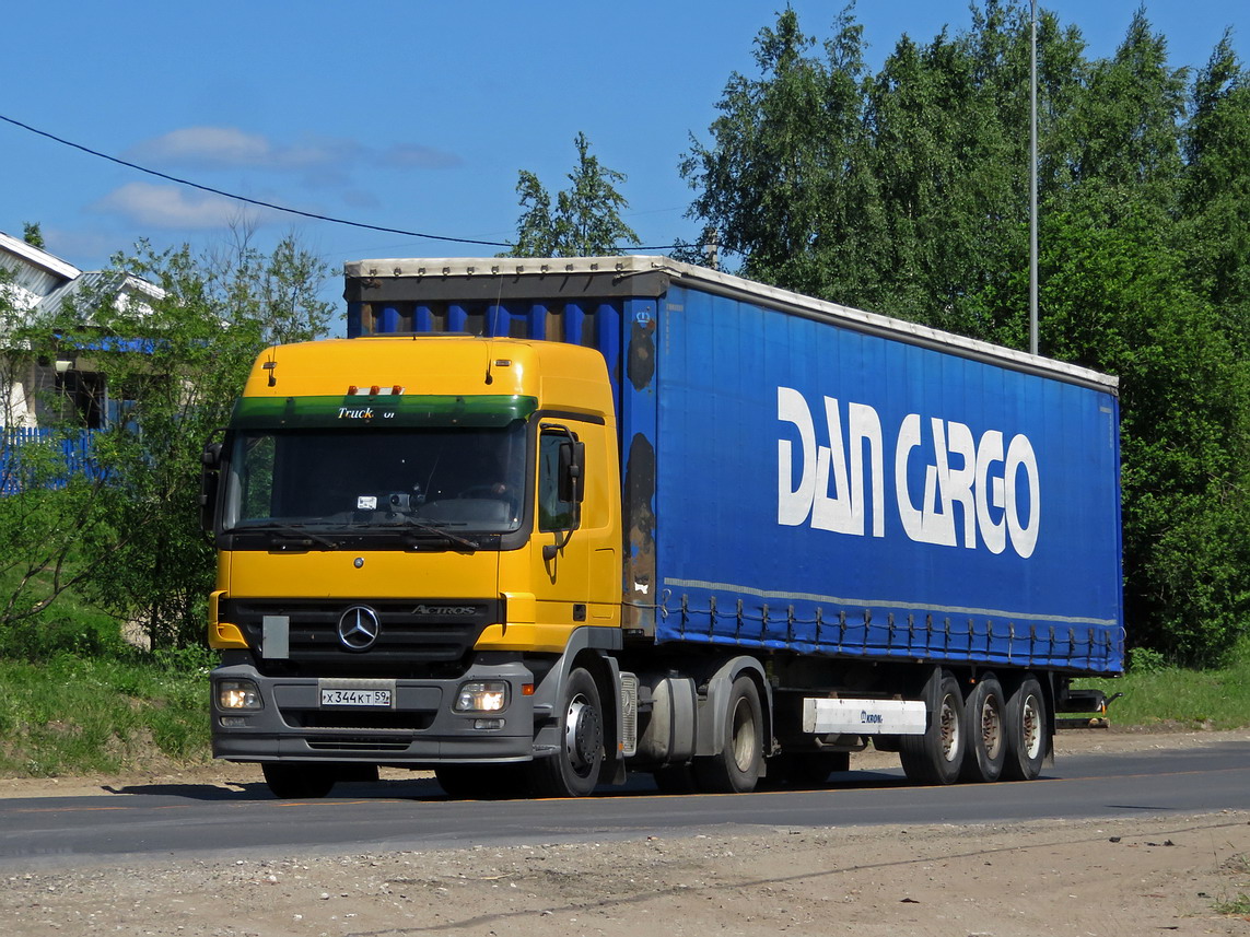 Пермский край, № Х 344 КТ 59 — Mercedes-Benz Actros ('2003) 1841