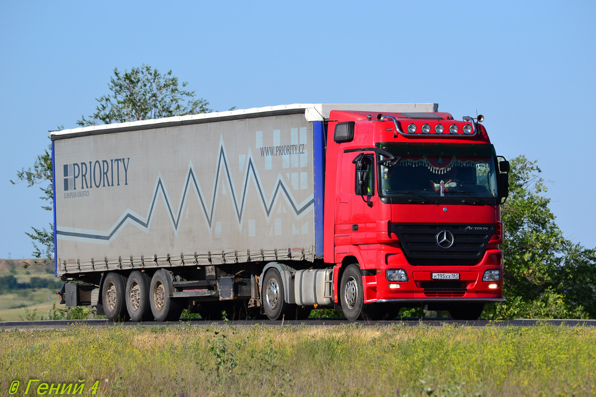 Ростовская область, № Н 195 ХХ 161 — Mercedes-Benz Actros ('2003) 1836