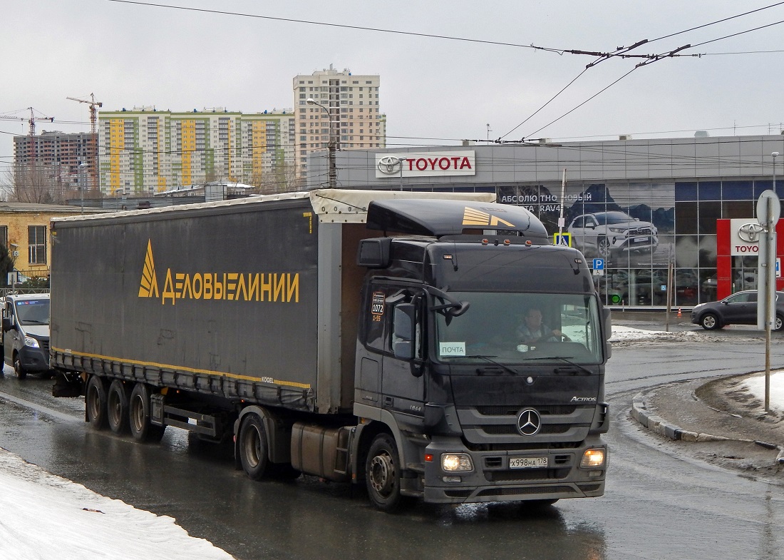 Омская область, № 1072 — Mercedes-Benz Actros ('2009) 1844