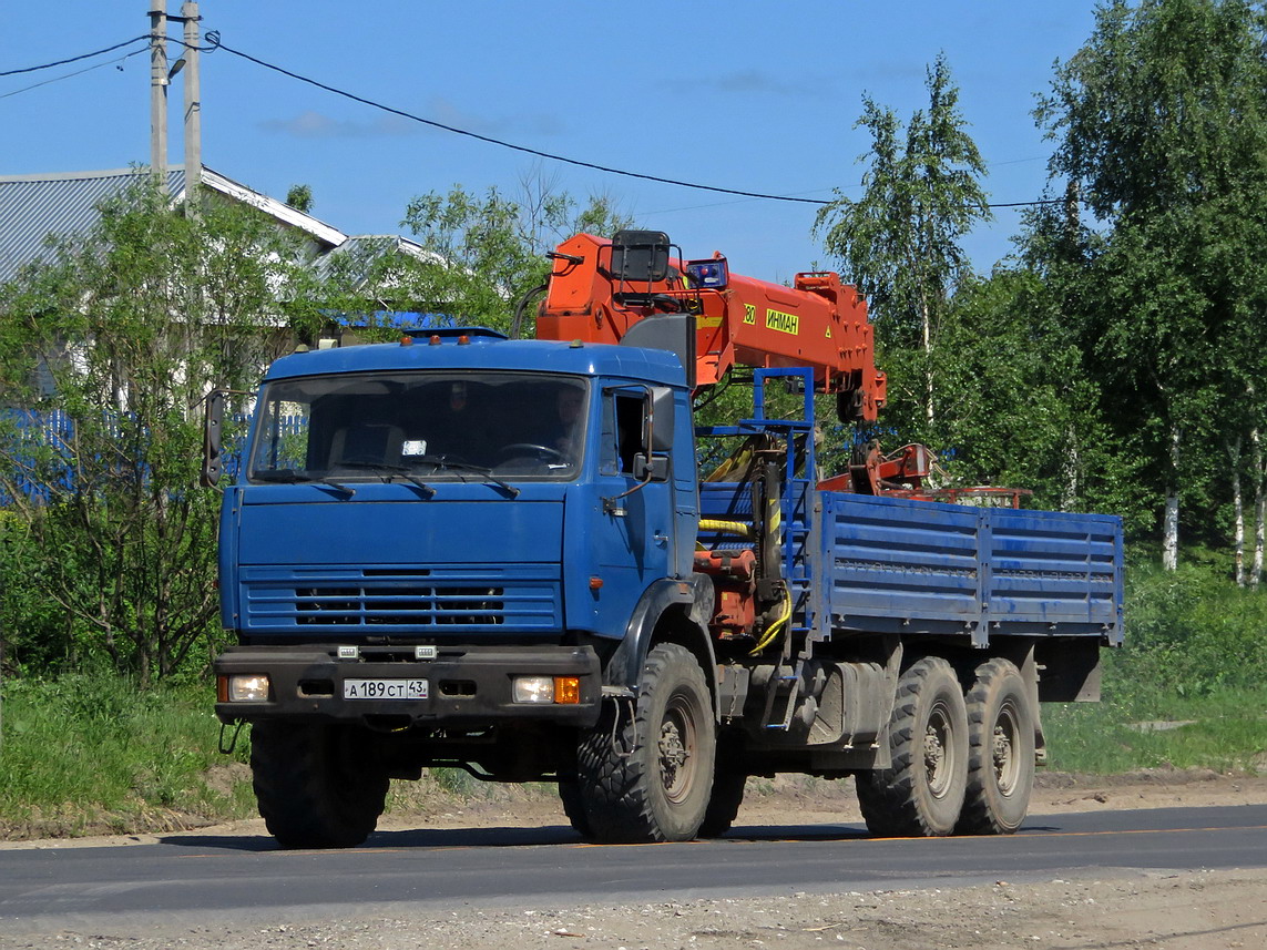 Кировская область, № А 189 СТ 43 — КамАЗ-43118-10 [43118K]