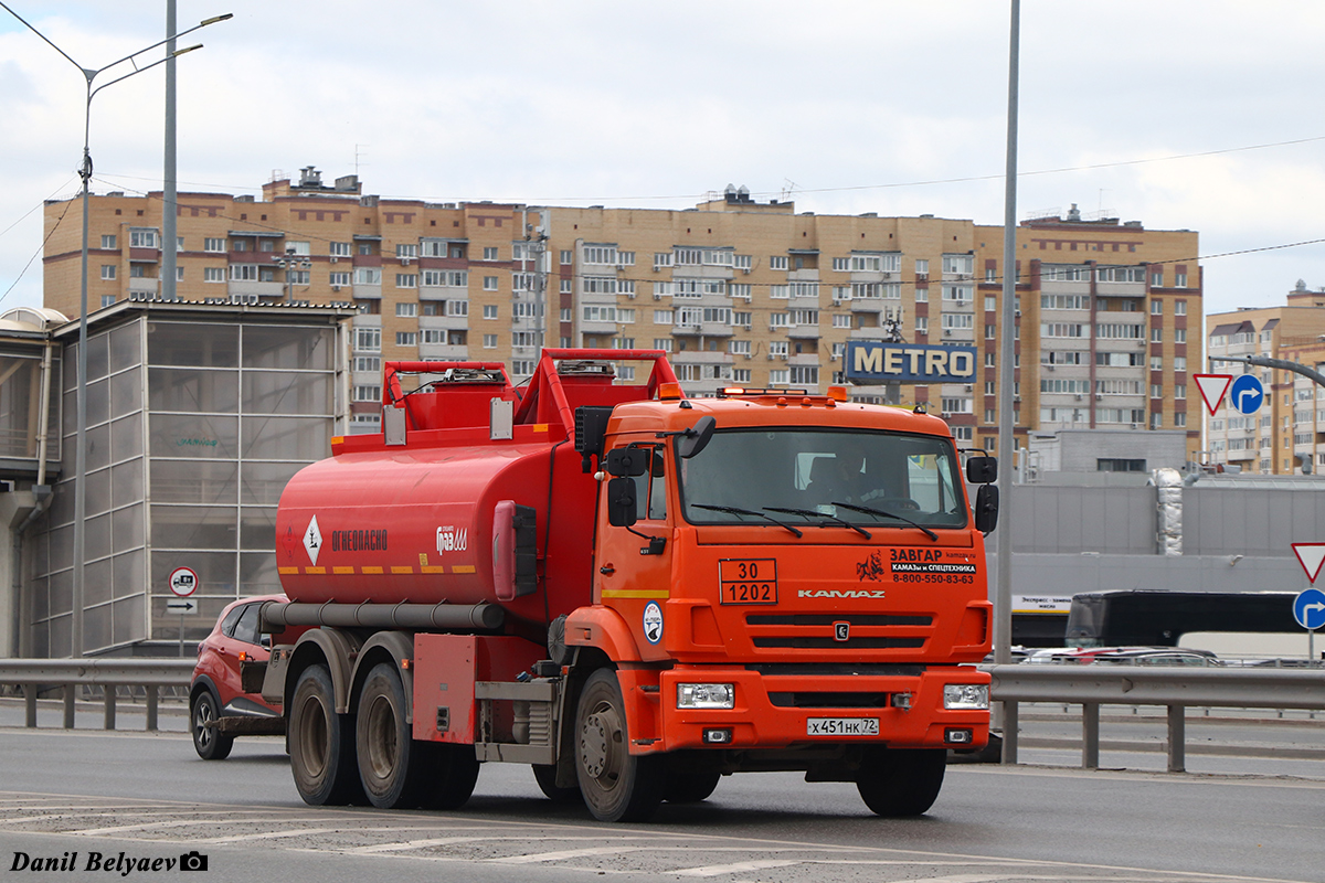 Тюменская область, № Х 451 НК 72 — КамАЗ-65115 (общая модель)