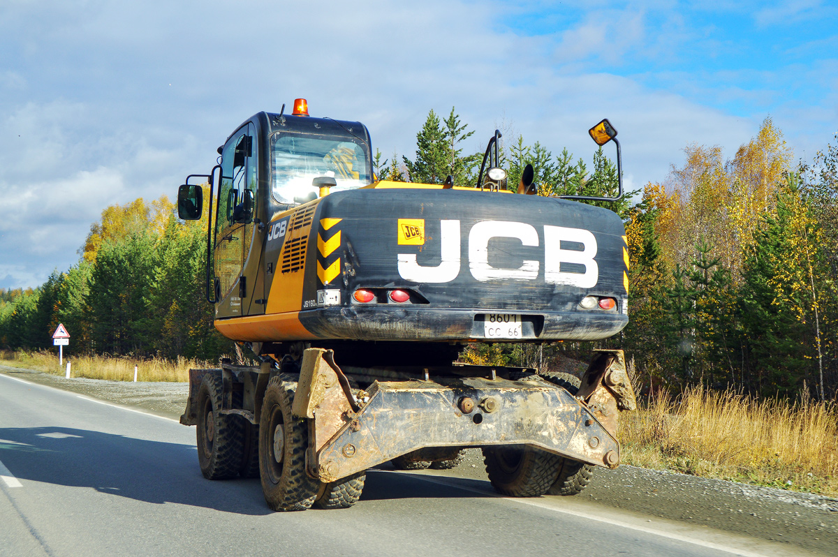 Свердловская область, № 8601 СС 66 — JCB JS160W