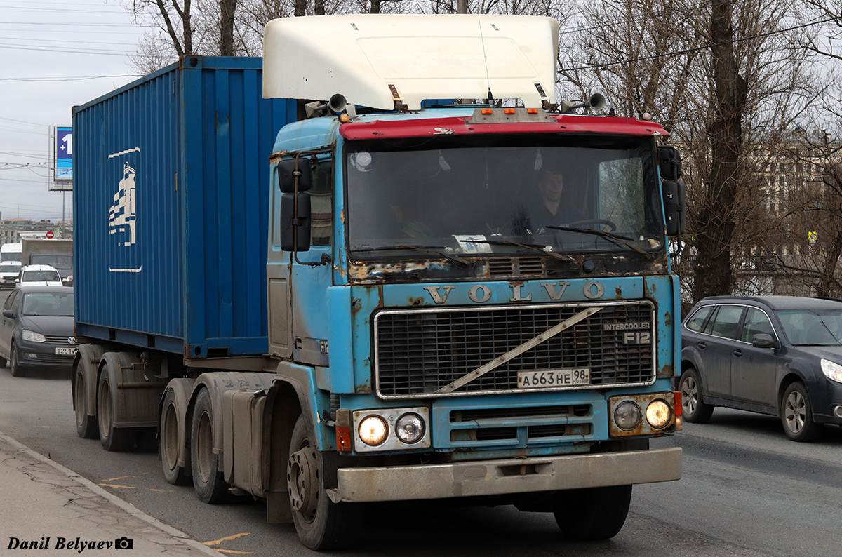 Санкт-Петербург, № А 663 НЕ 98 — Volvo ('1977) F12