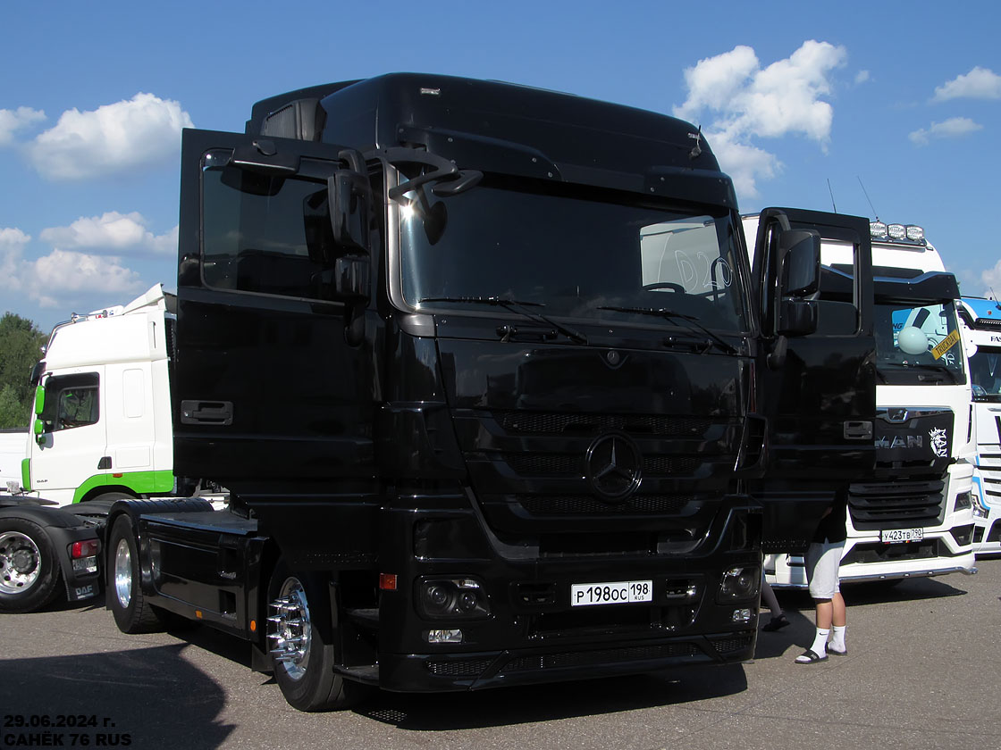 Санкт-Петербург, № Р 198 ОС 198 — Mercedes-Benz Actros '09 1844 [Z9M]; Московская область — Фестиваль TruckDay 2024 — июнь