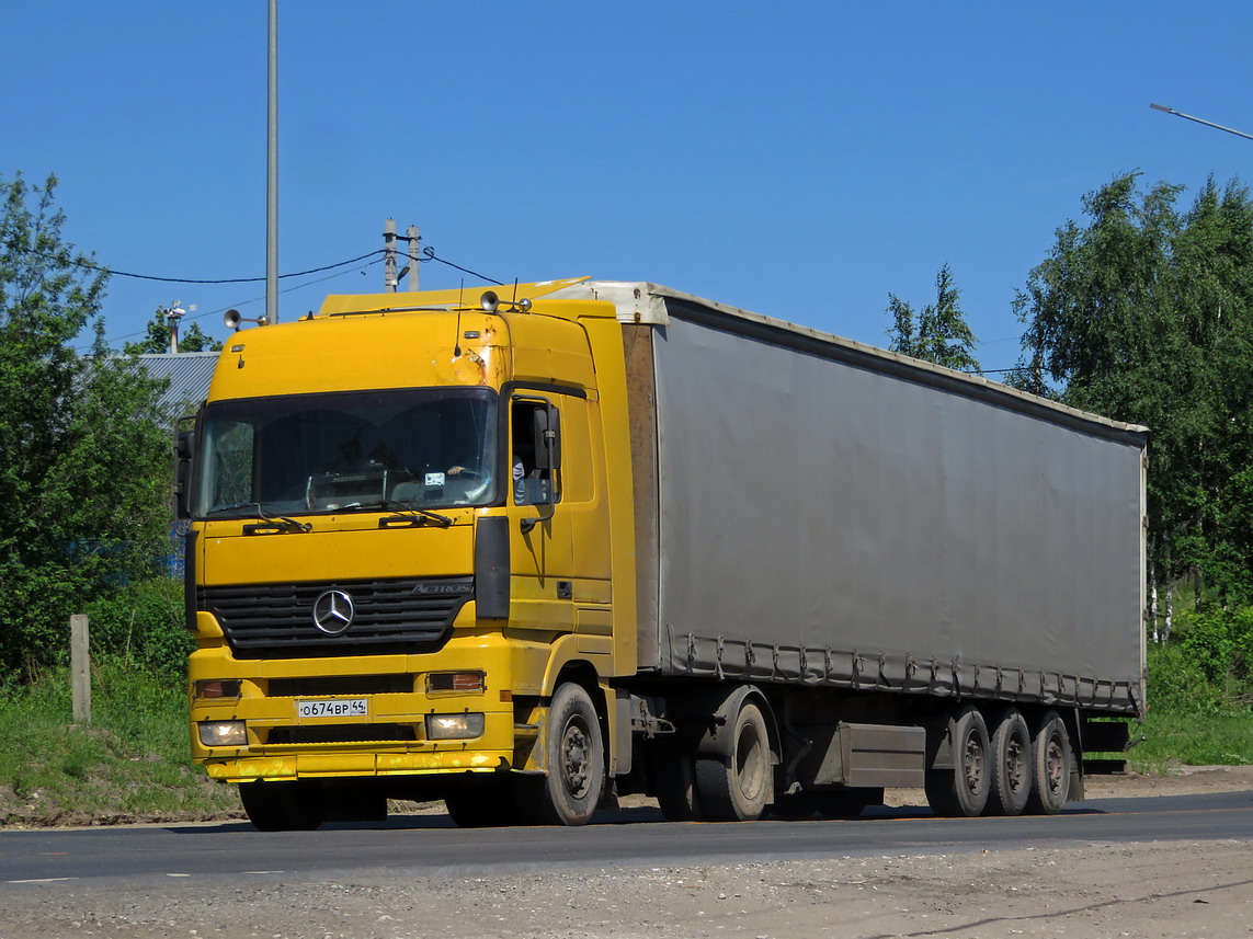 Костромская область, № О 674 ВР 44 — Mercedes-Benz Actros ('1997) 1843