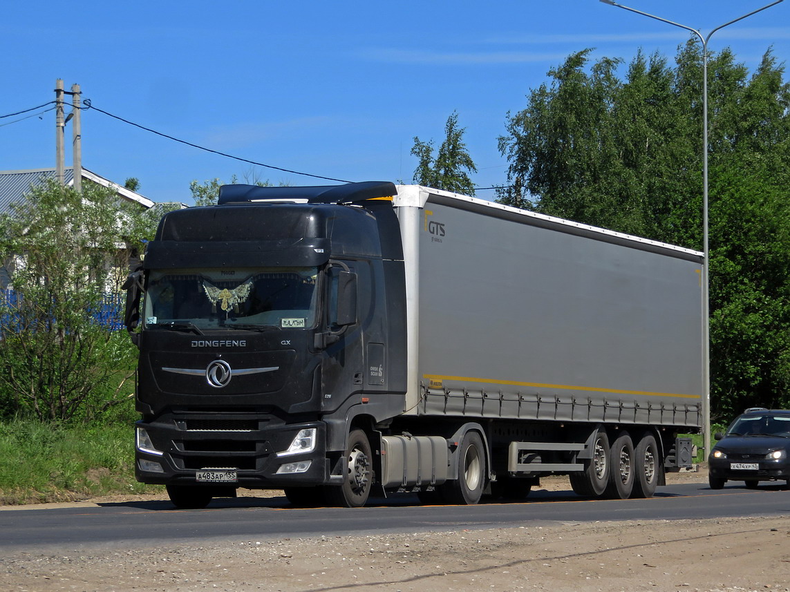 Омская область, № А 483 АР 155 — Dongfeng GX DFH4180