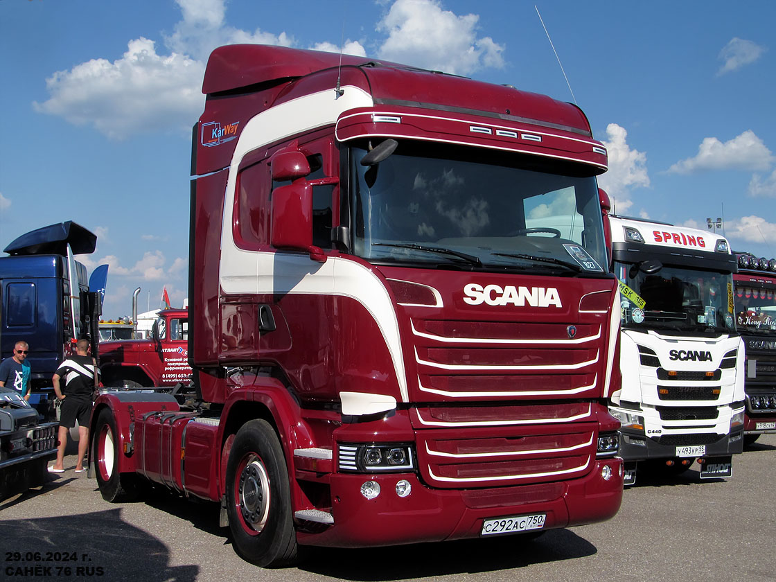 Московская область, № С 292 АС 750 — Scania ('2013) R440; Московская область — Фестиваль TruckDay 2024 — июнь