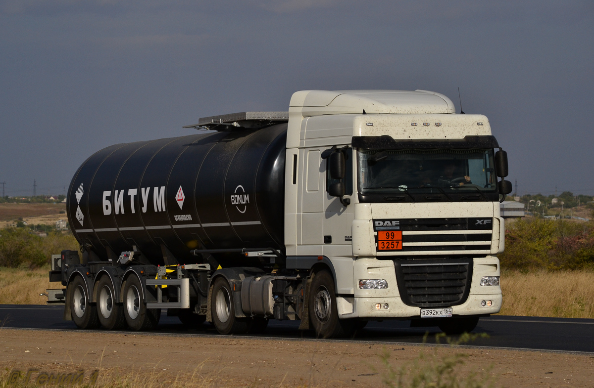 Саратовская область, № В 392 КХ 164 — DAF XF105 FT