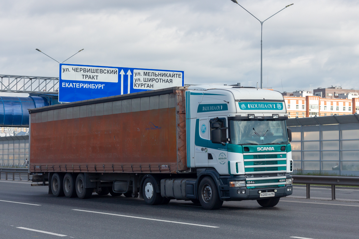 Свердловская область, № Х 200 УА 96 — Scania ('1996) R124G