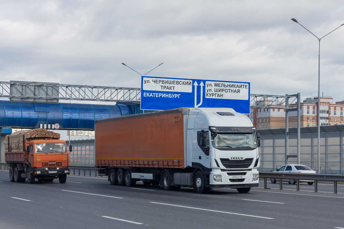 Свердловская область, № М 005 НХ 196 — IVECO Stralis ('2012) 430