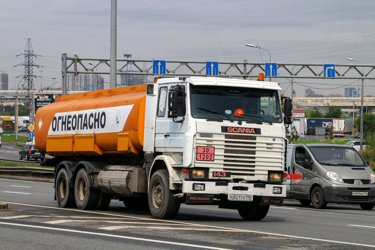 Санкт-Петербург, № К 821 ТК 198 — Scania (II) R143M