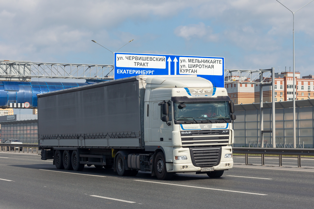 Пермский край, № К 537 РН 159 — DAF XF105 FT