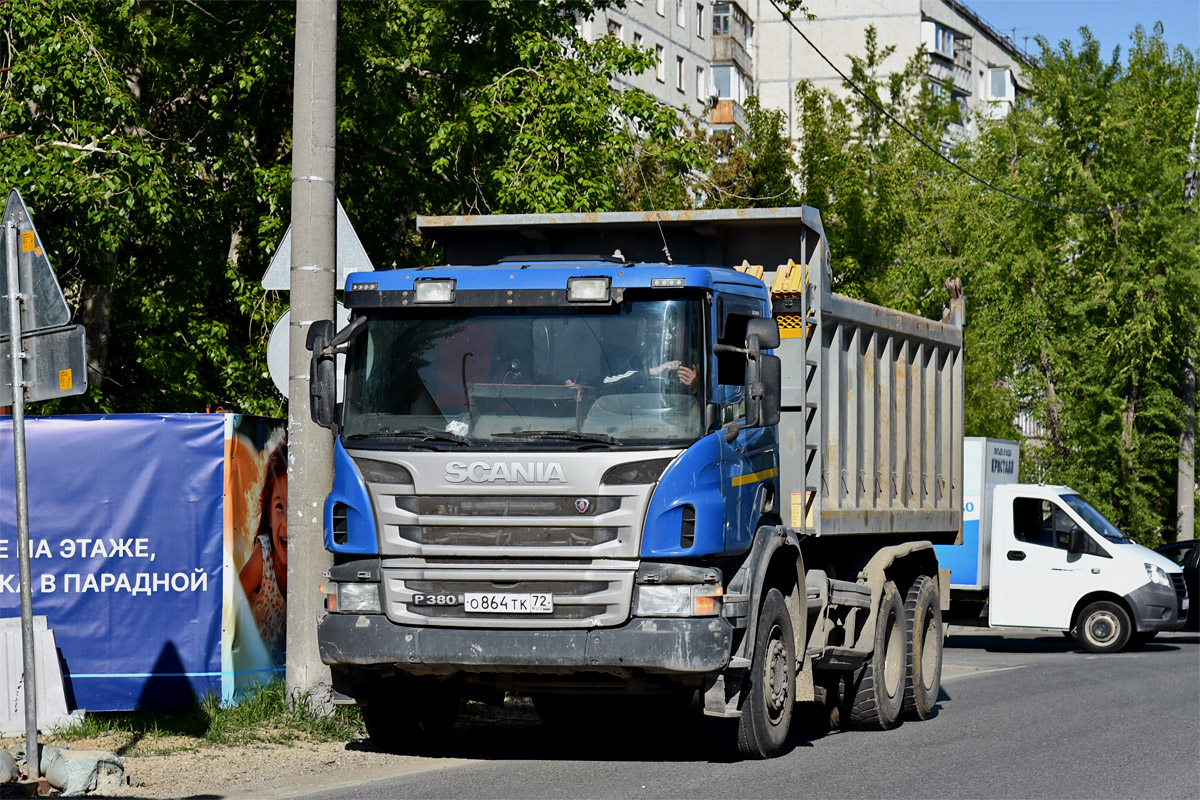 Тюменская область, № О 864 ТК 72 — Scania ('2011) P400