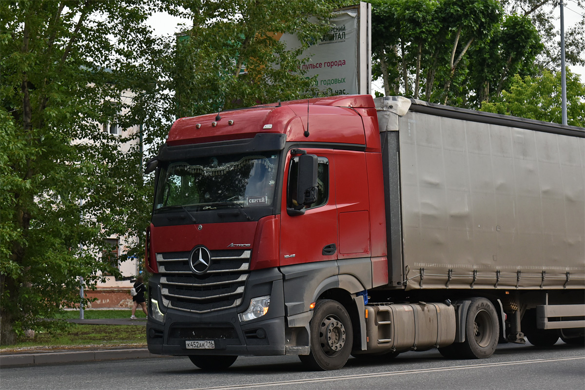 Татарстан, № К 452 АК 716 — Mercedes-Benz Actros '18 1845 [Z9M]