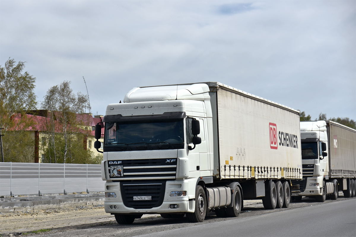 Башкортостан, № Х 749 СЕ 102 — DAF XF105 FT