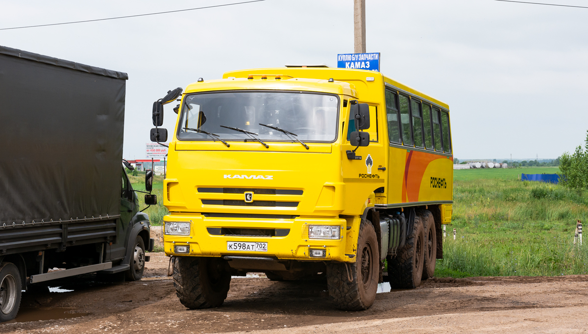 Башкортостан, № К 598 АТ 702 — КамАЗ-43118-50