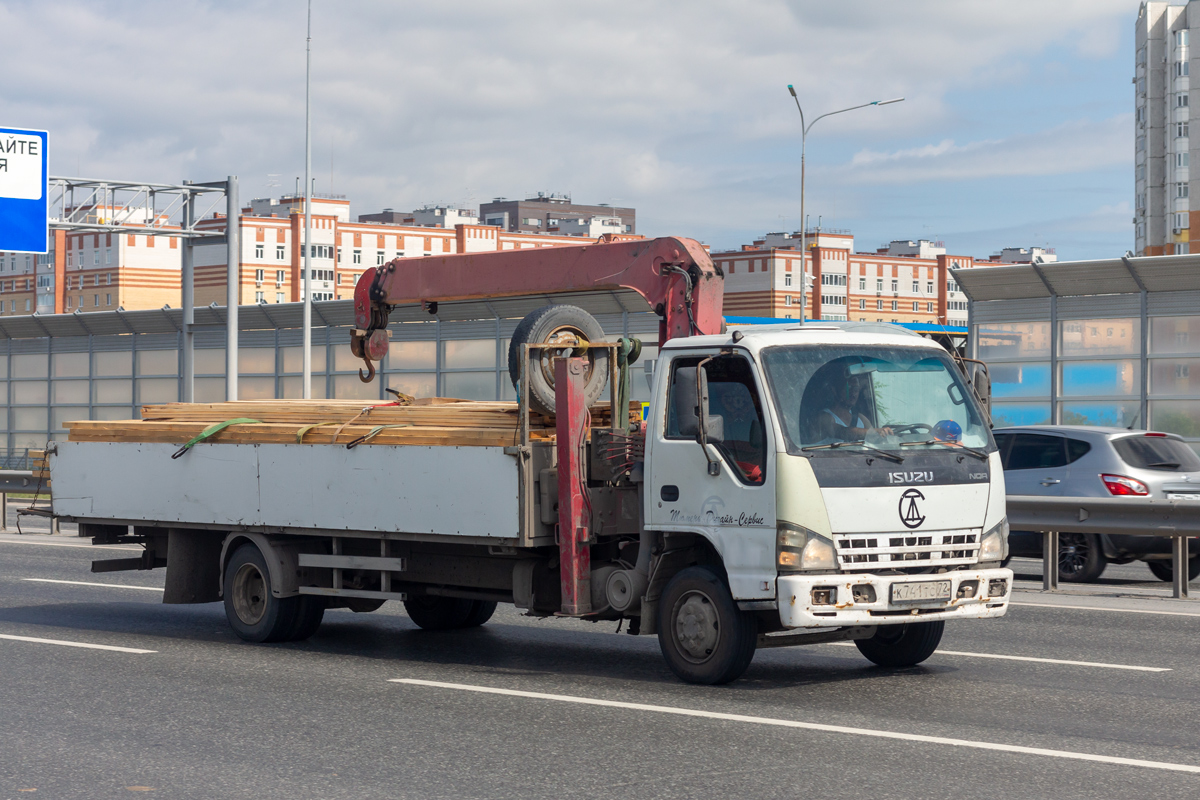 Тюменская область, № К 741 ТС 72 — Isuzu NQR75 [Z7X]