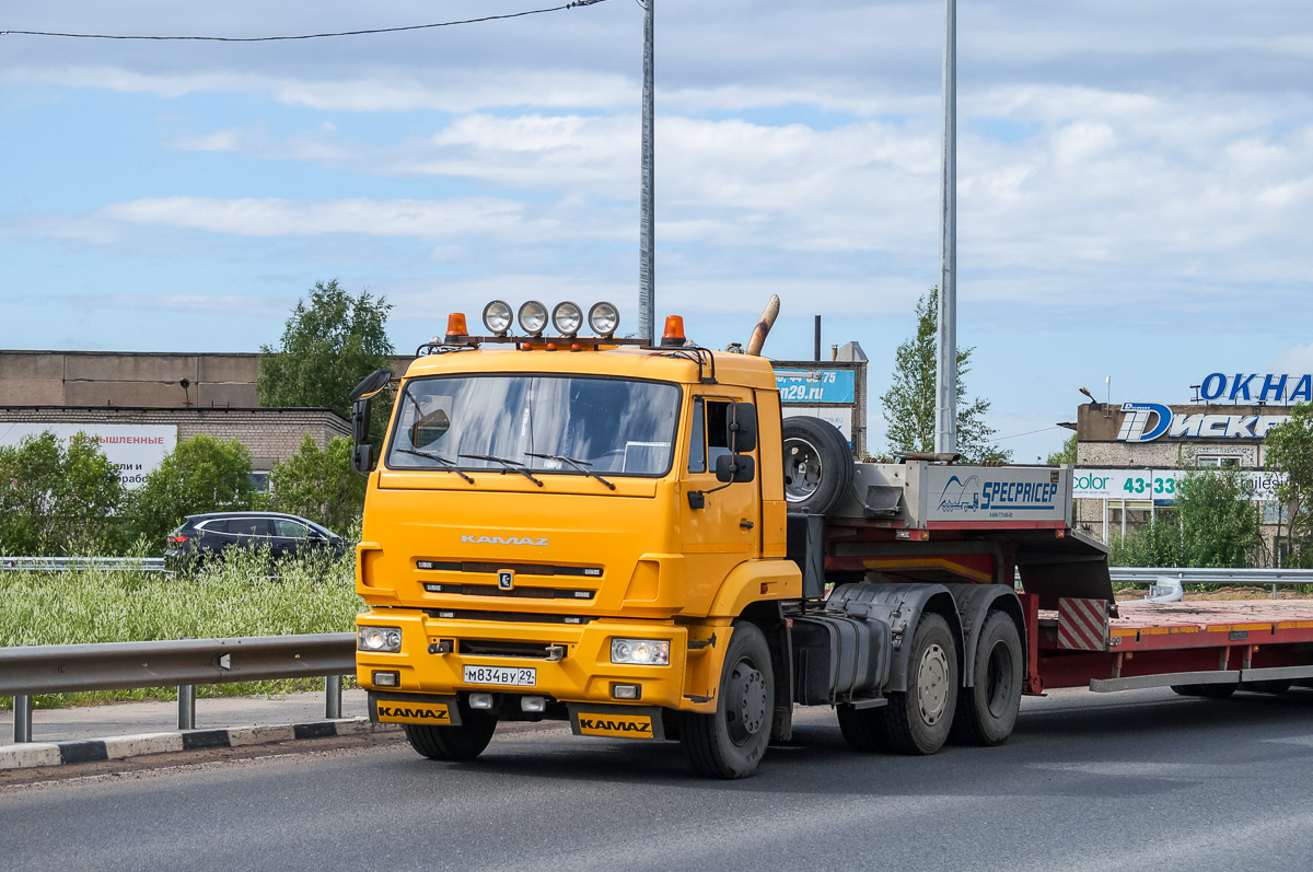 Архангельская область, № М 834 ВУ 29 — КамАЗ-65116-A4