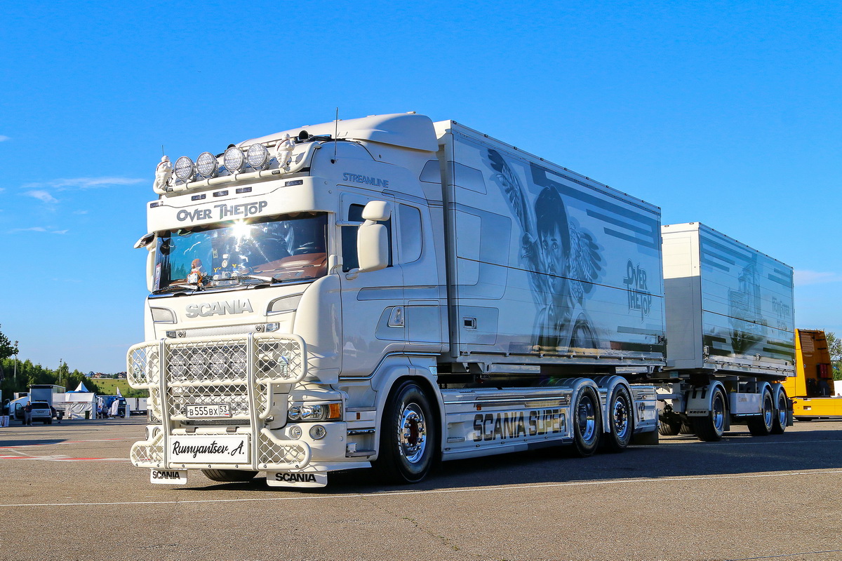 Новгородская область, № В 555 ВХ 53 — Scania ('2013) R500; Московская область — Фестиваль TruckDay 2024 — июнь