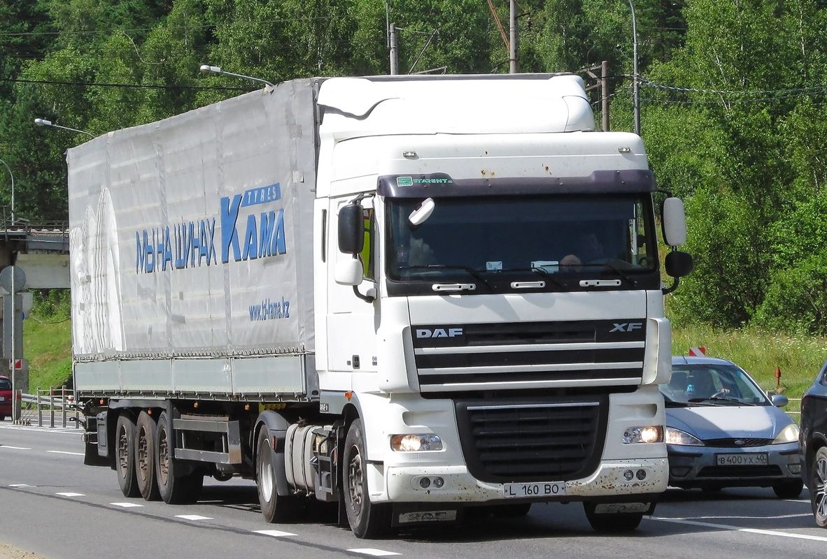 Западно-Казахстанская область, № L 160 BO — DAF XF105 FT