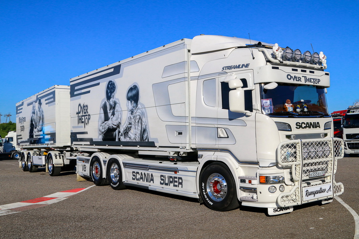 Новгородская область, № В 555 ВХ 53 — Scania ('2013) R500; Московская область — Фестиваль TruckDay 2024 — июнь