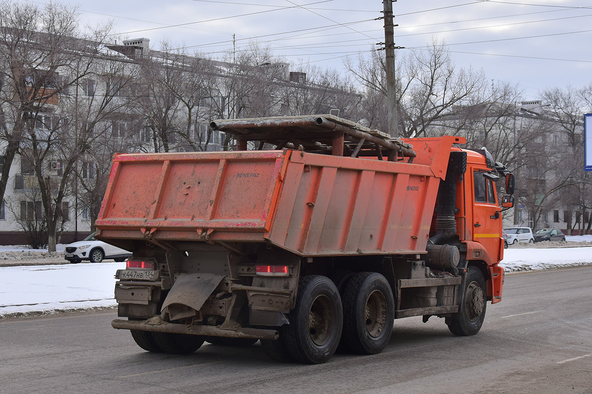 Волгоградская область, № К 447 НВ 134 — КамАЗ-65115-A5