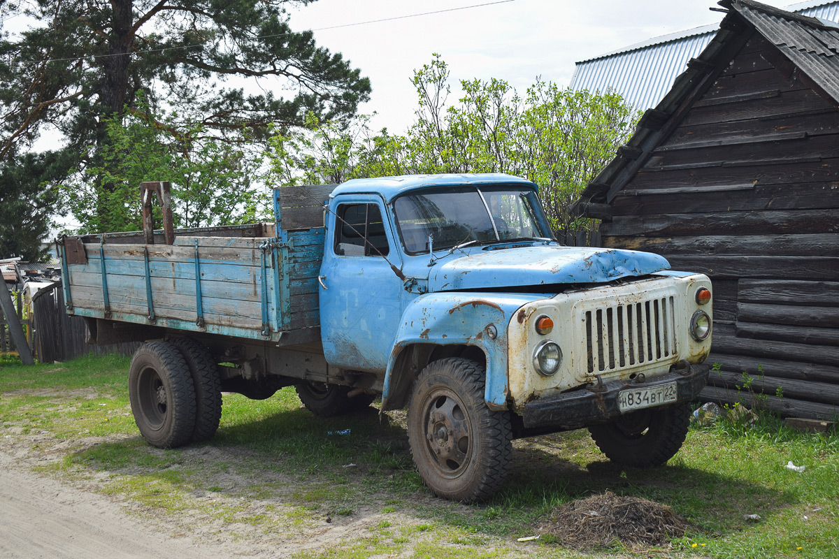 Алтайский край, № Н 834 ВТ 22 — ГАЗ-52-01