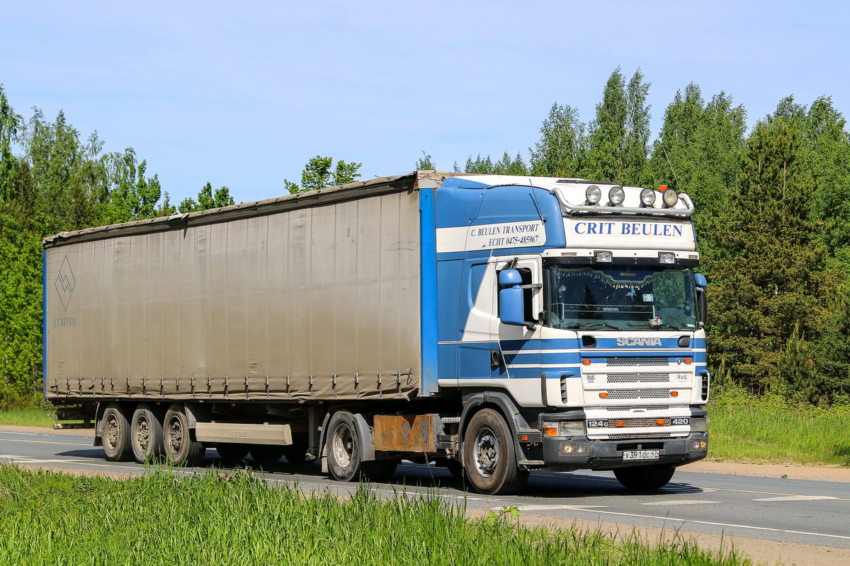 Ленинградская область, № Х 391 СС 47 — Scania ('1996) R124G