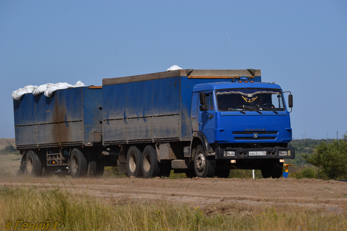 Волгоградская область, № А 663 СС 134 — КамАЗ-53215 [532150]