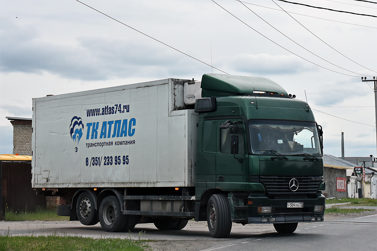 Тюменская область, № У 504 УА 72 — Mercedes-Benz Actros ('1997) 2540