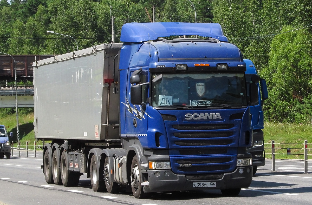 Воронежская область, № С 398 МС 136 — Scania ('2009) R420