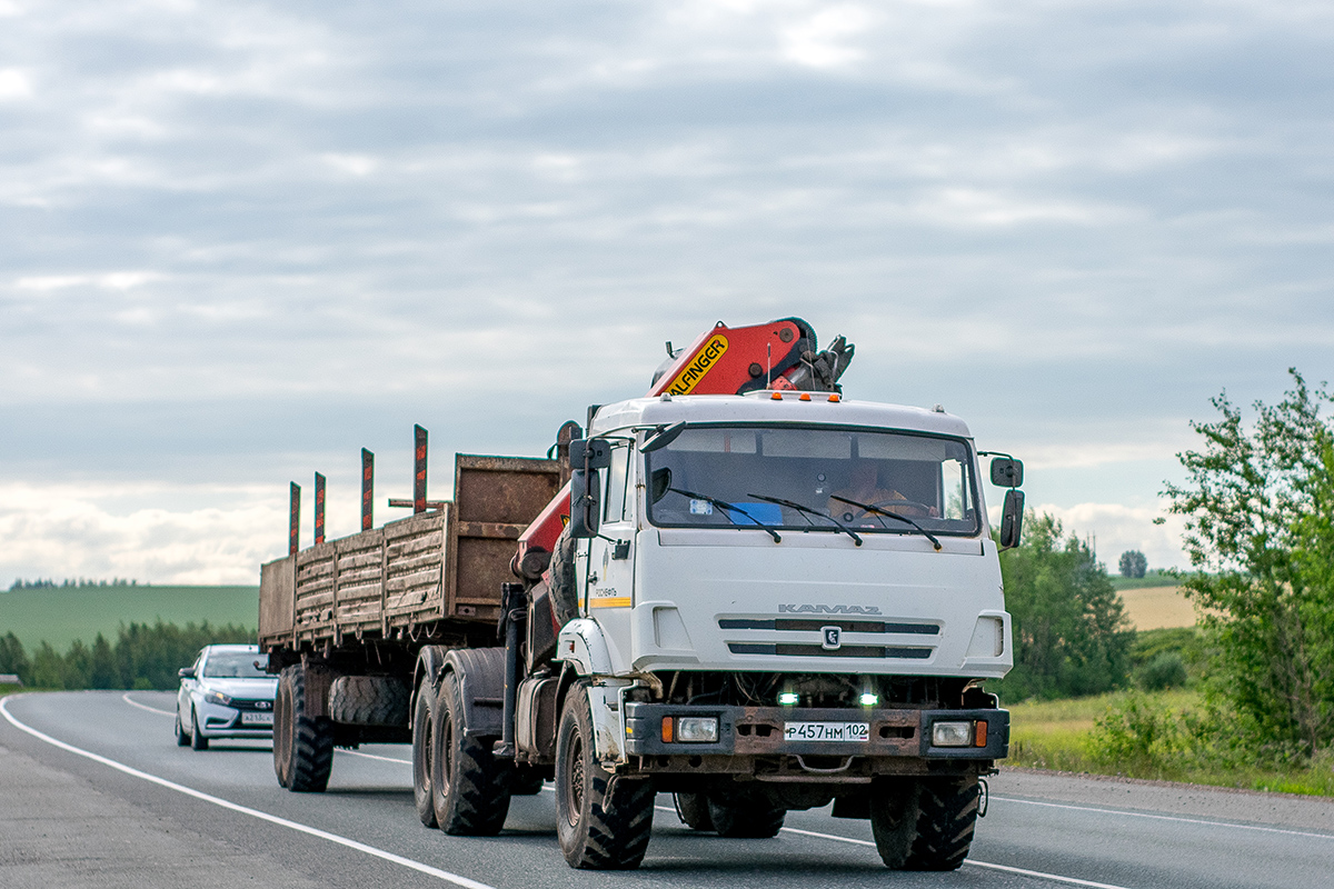 Башкортостан, № Р 457 НМ 102 — КамАЗ-43118 (общая модель)