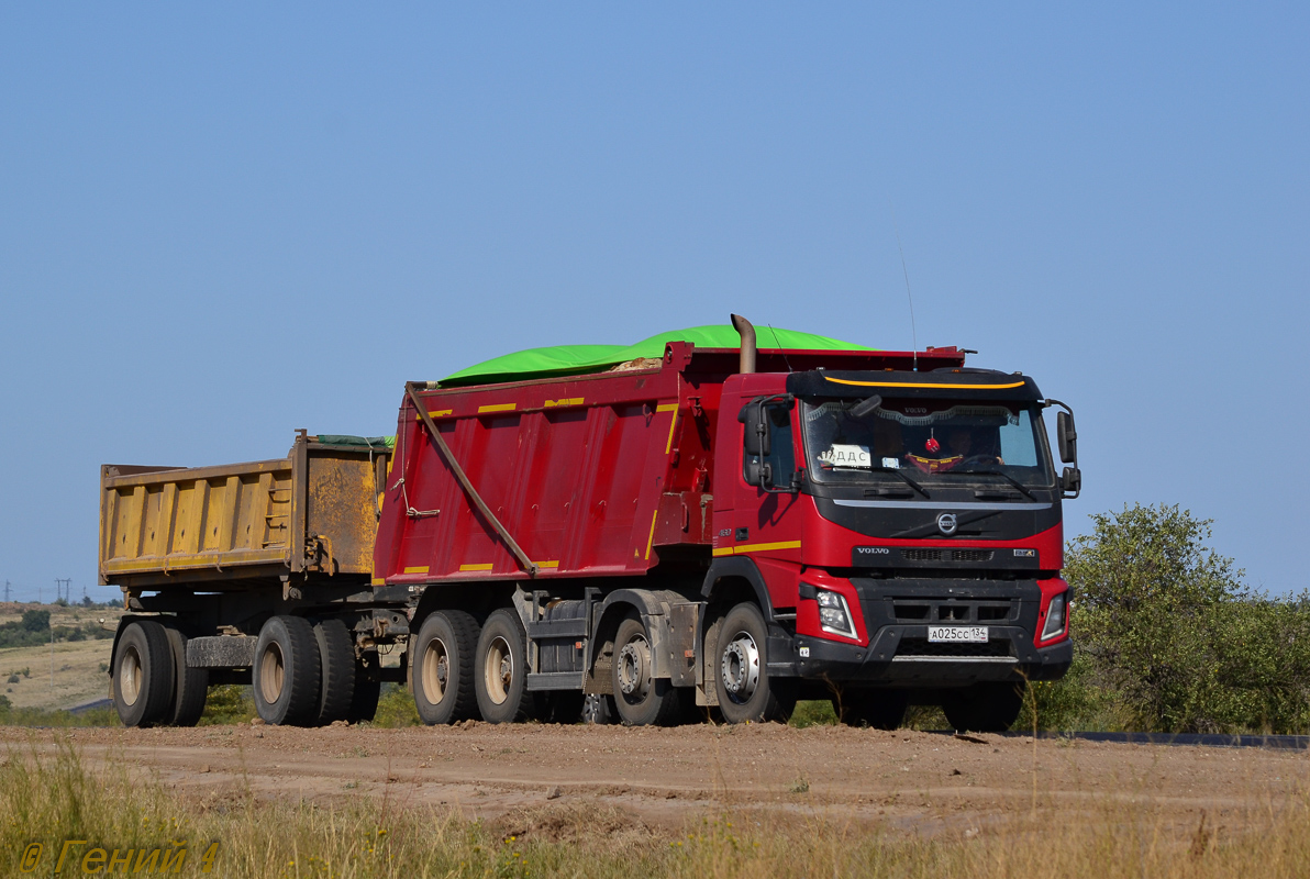 Волгоградская область, № А 025 СС 134 — Volvo ('2013) FMX.460 [X9P]