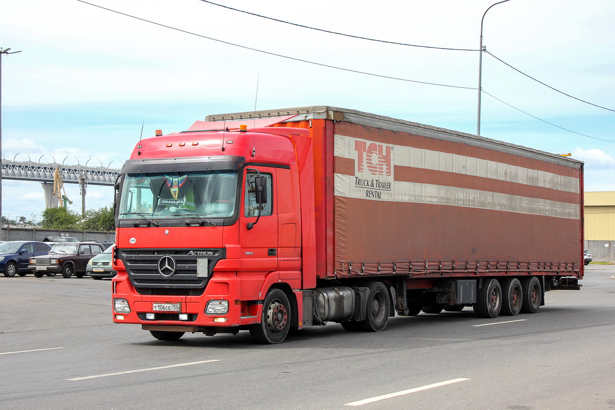 Московская область, № Т 106 СЕ 750 — Mercedes-Benz Actros ('2003) 1841