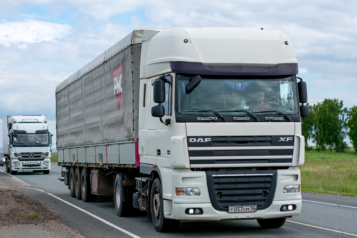 Оренбургская область, № Т 057 СМ 56 — DAF XF105 FT