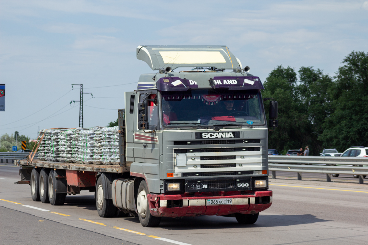 Жетысуская область, № 065 ACE 19 — Scania (III) R143M