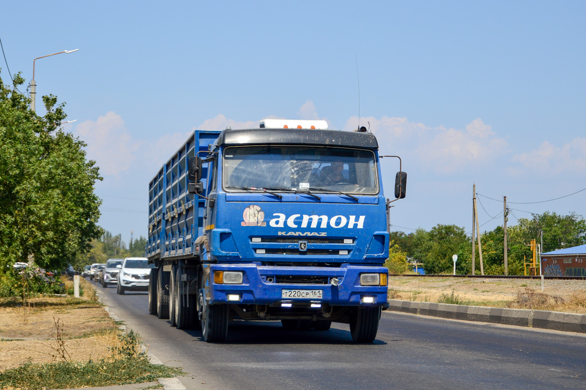 Ростовская область, № Т 220 СР 161 — КамАЗ-65117 (общая модель)