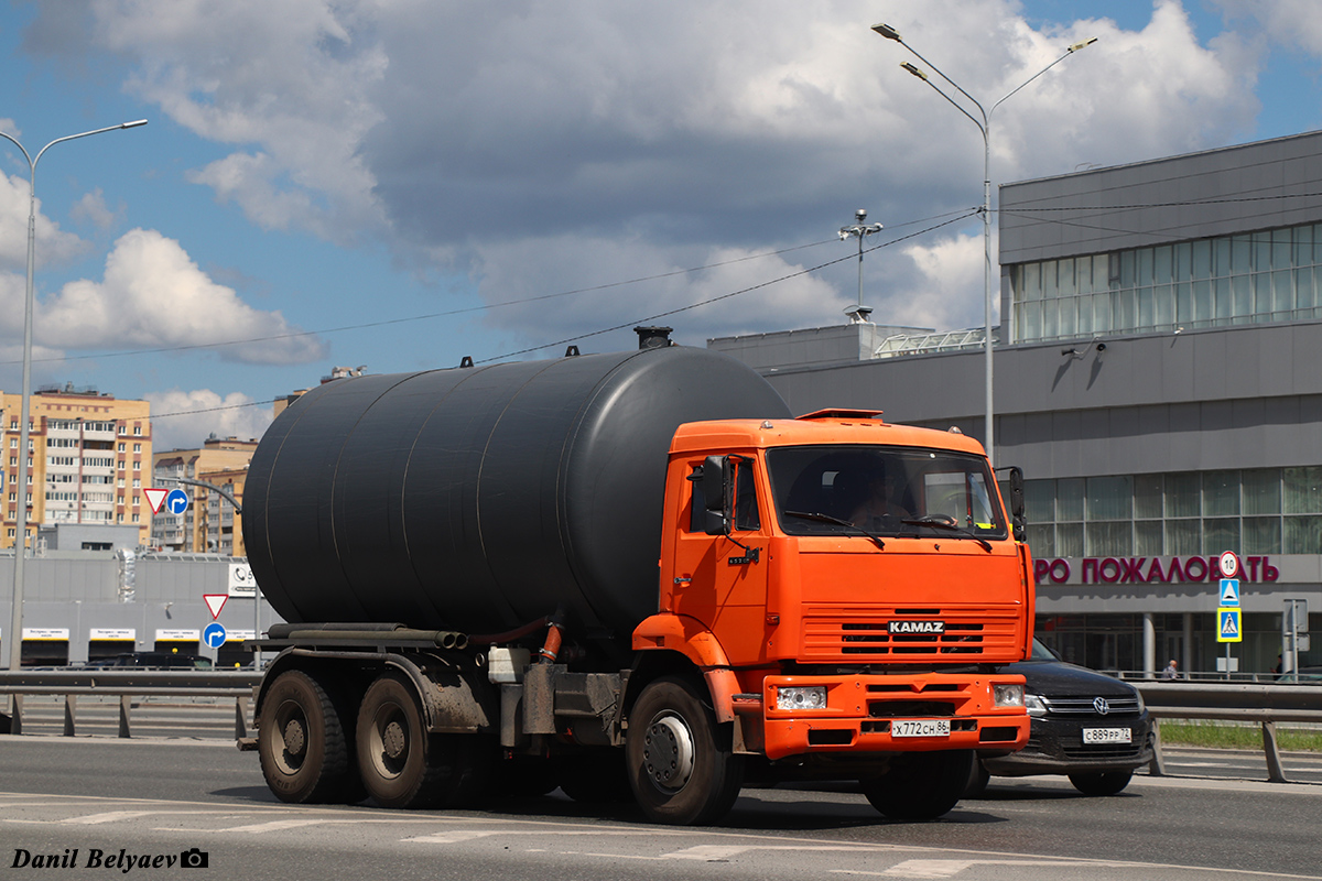 Ханты-Мансийский автоном.округ, № Х 772 СН 86 — КамАЗ-6520 (общая модель)