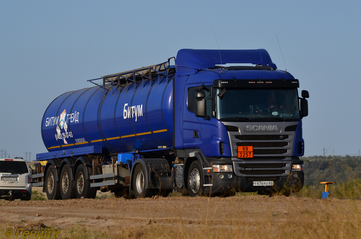 Саратовская область, № Т 476 РА 64 — Scania ('2013) G400