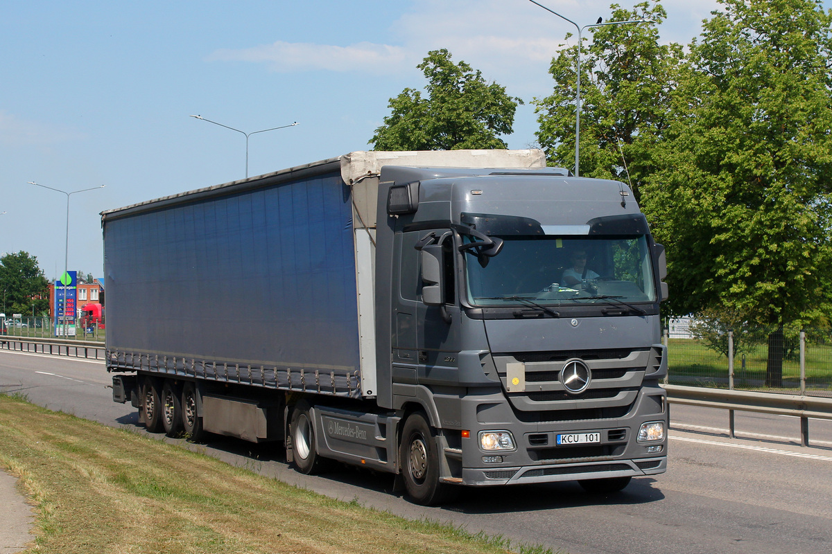 Литва, № KCU 101 — Mercedes-Benz Actros ('2009)