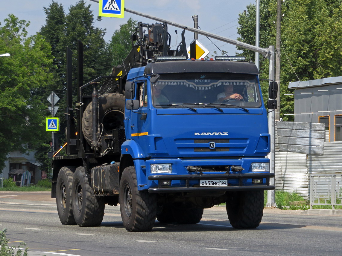 Нижегородская область, № Х 653 МС 152 — КамАЗ-43118 (общая модель)