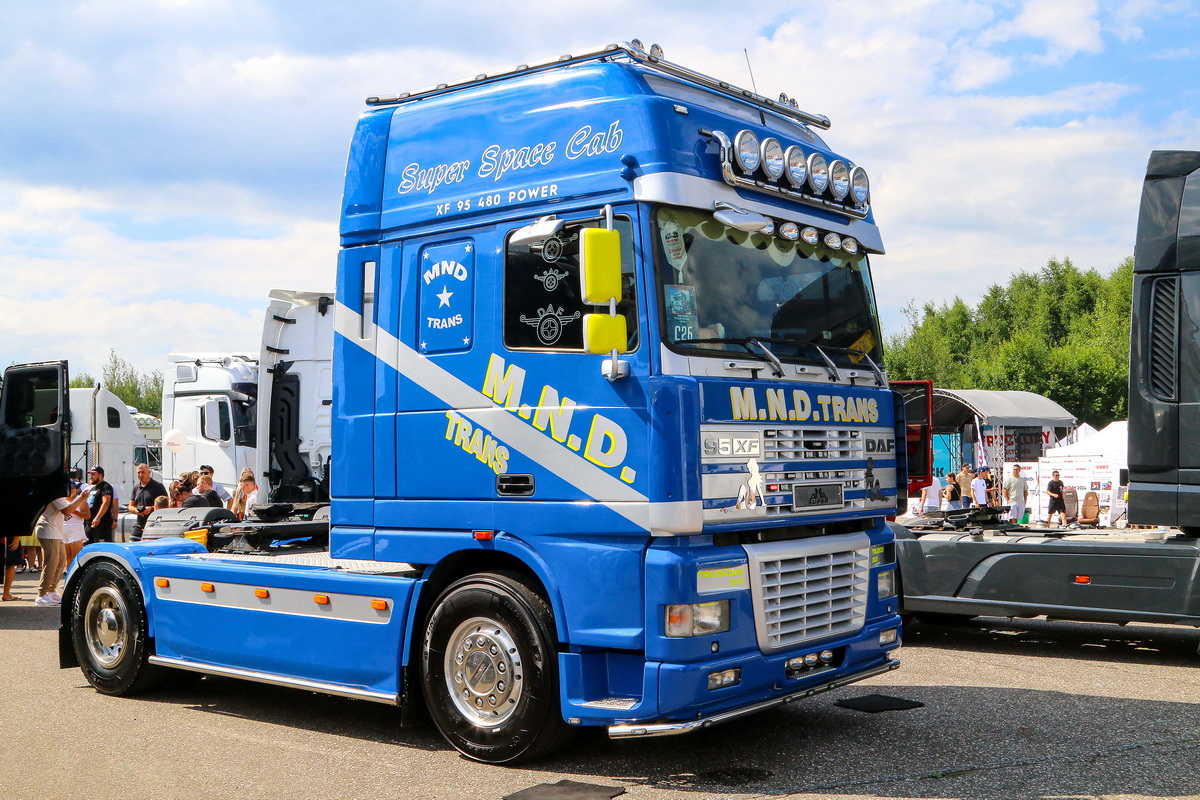 Краснодарский край, № Е 747 МР 93 — DAF 95XF FT; Московская область — Фестиваль TruckDay 2024 — июнь