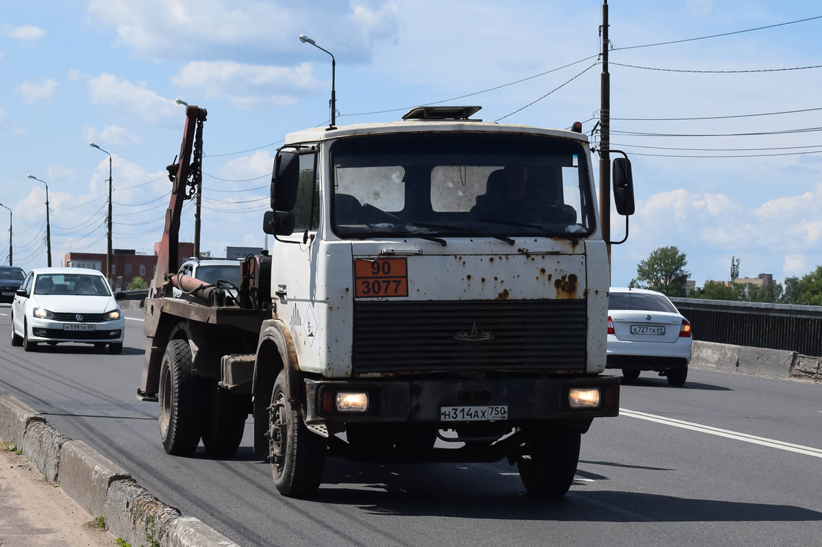 Тверская область, № Н 314 АХ 750 — МАЗ-533702