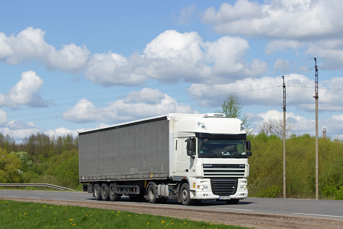 Литва, № JDG 952 — DAF XF105 FT