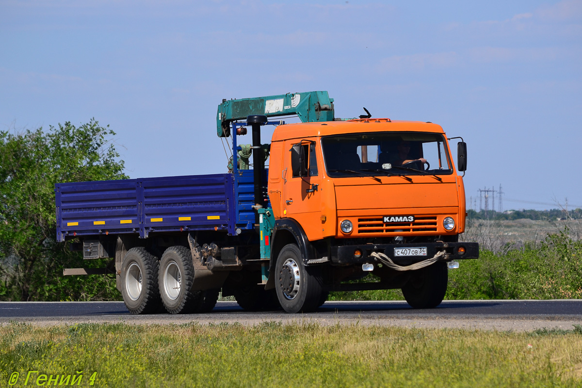 Волгоградская область, № С 407 ОВ 34 — КамАЗ-53212