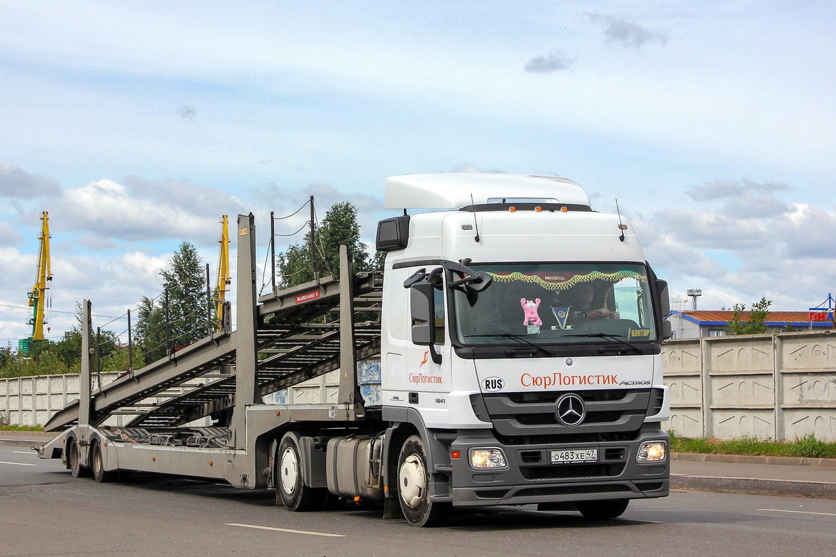 Московская область, № О 483 ХЕ 47 — Mercedes-Benz Actros '09 1841 [Z9M]