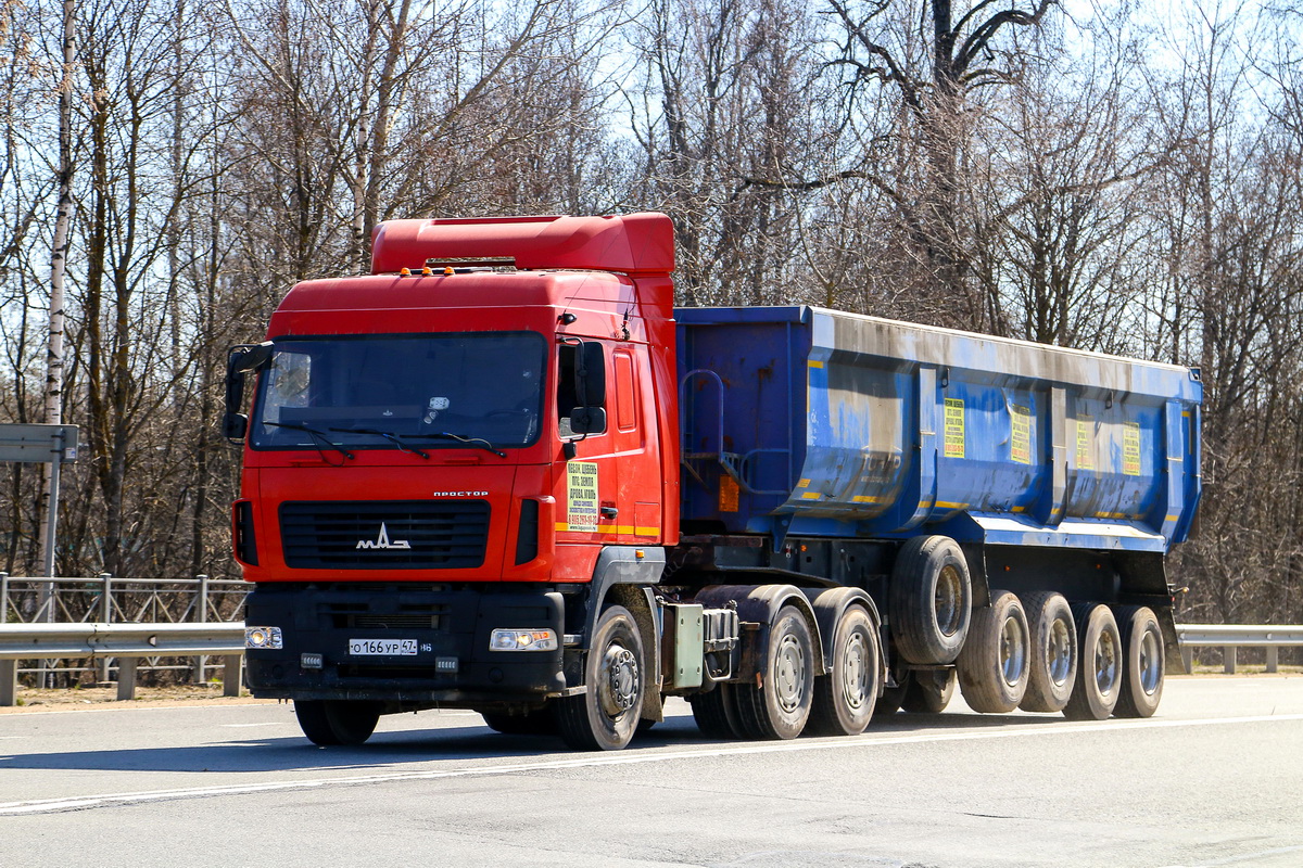 Ленинградская область, № О 166 УР 47 — МАЗ-643028