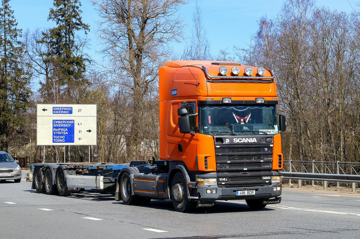 Эстония, № 496 BDR — Scania ('1996) R114L